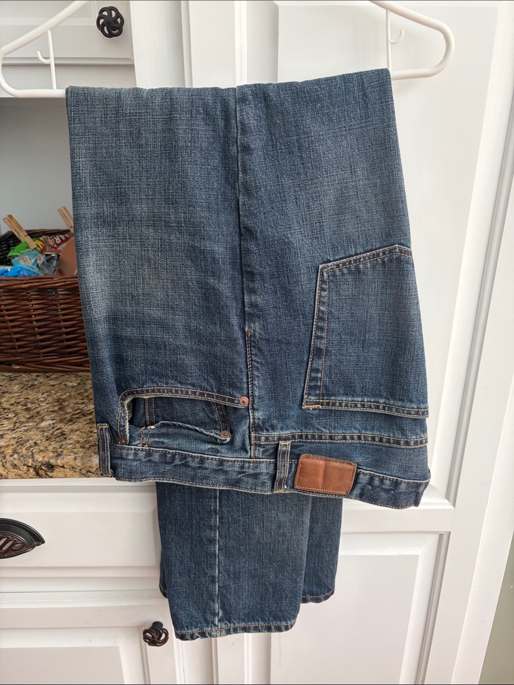 Gap Men's Straight-Leg Denim Jeans in Medium Blue